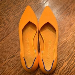 Rothys point flats size 9/9.5 marigold discontinued